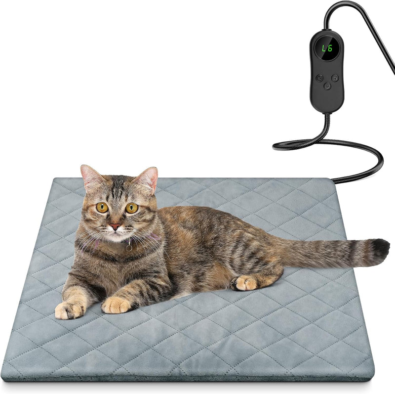 Heated Cat Bed for Pet/Cats/Dogs, Cat Heating Pad Indoor (18