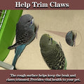 30 Pack Bird Cage Liners, 11x17 Inch Sand Paper Bird Cage Accessories