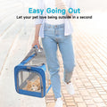 ATVobi Portable Cat Carrier for Small to Large Cats - Soft, Airline Approved, Blue