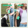 Springer Dog Treat Pouch for Effort-Free Squeeze Dispensing - Easy-Fill, Food-Grade Silicone Treat Pouches for Pet Training - Includes Carabiner-Green
