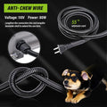 MINYULUA Heated Automatic Water Bowl Stainless Steel for Dogs Horse