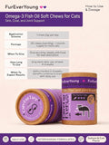 Fish Oil for Senior Cats - Brain, Vision & Heart Health Chews