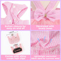 XXS Dog Clothes Girl, Female Dog Dresses for Small Dogs Girl, Pink Dog Tutu Dress, Sweet Puppy Princes Skirt with Dog Bo