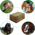 Riakrum 2 Pcs 47 x 20 x 20 Inch Large Square Bale Hay Net Horse