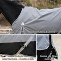 BARN & STABLE 420D Ripstop Lightweight Horse Turnout Sheet, No Fill, Water-Resistant & Breathable Horse Blanket for Spri