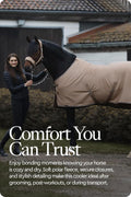HORZE Kiel Horse Blankets for Real Horses, Fleece Horse Cooler Sheet