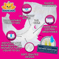Bodhi Dog Disposable Female Dog Diapers - Super Absorbent Dog Diapers for Female Heat Cycle - Adjustable Fit Pee Wraps f