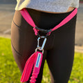Shed Defender Hands Free Dog Leash Belt - Seen on Shark Tank - Attaches to All Leashes, Hands-Free Waist Leash for Walking, Running, Hiking, Adjustable one Size fits All, Designed in USA (Black)