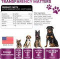 Dog Multivitamin Chewable with Glucosamine - Dog Vitamins and Supplements, Senior & Puppy Multivitamin for Dogs - Pet Chondroitin Hip and Joint Support Health, Immune Booster, Skin, Heart, Probiotics