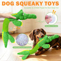 WOWBALA Dog Squeaky Toys Stretchable Crocodile for Interactive Tug of War