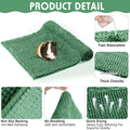 Amylove 4 Pcs Guinea Pig Cage Liner, 16 x 24 Inch, Dark Green