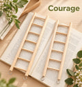 2 Pack Bird Ladder, Wooden Bird Ladder for Cage for Parakeets Parrots