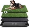 ondware Dog Grass Pad with Tray, 30 x 20 in, 2 Replacement Pads Included