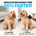 The Doodle Brush Slicker Brush Dog Poodle Brush Detangler, Extra Long Pin