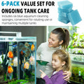 TonGass 6 Pack Aquarium Cleaning Sponges