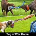 LosFong Large Dog Chew Toys for Aggressive Chewers, Indestructible Dog Rope Toys for Large Breeds, Heavy Duty 100% Cotton Dental Teeth Cleaning Tug of War Toy