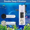 265 GPH 4-In-1 Aquarium Filter, 20-80 Gallon Fish Tank Filters (15 W)