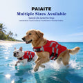 Reflective Dog Life Jacket Ripstop High Buoyancy Swim Vest Red S