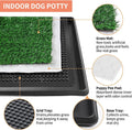 Grass Pad with Tray 20"x16", Dog Litter Box for Puppy Training