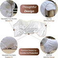 BARN & STABLE Breathable and UV Protective Tear-Resistant Mesh Horse Fly Sheet Comfy Equine Summer Sheet with Removable 