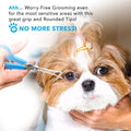 Boshel Razor-Sharp Stainless Steel Dog Grooming Scissors for Grooming Professionals at Home with Rounded Safety Tips