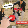 KINBOM Pet Communication Button for Dogs, 30 Seconds Voice Recording Button Dog Pet Training Buzzer Pet Interactivity Device Dog Bells for Potty Training, Not Include Batteries (Red)