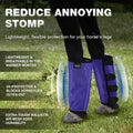 Harrison Howard Loose Fitting Fly Boots UV-Protective Extra Tough Mesh Ventilated Four Fasteners Stay-on Design Protect 