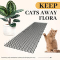 Hmyomina 8.2FT Cat Scat Mat for Cats - Anti-Digging Prickle Strips to Repel Cats, Include 6 Staples, Humane & Easy to Install Outdoor/Indoor Spike Mat