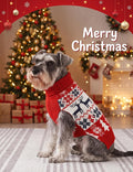 Christmas Dog Sweaters for Small Medium Large Dogs and Cats,Pet Soft Warm Holiday Outfit Girl & Boy,Pup Winter Clothes Turtleneck Double Knitting Collar for Out
