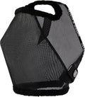Harrison Howard All Round Mesh Horse Fly Mask UV Protective with Fleece Padded Edging Black L