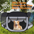 Dog Cat Playpen,Portable Pet Puppy Playpen,Rabbit Puppy Dog Play Pen for Indoors,Dogs Tent for Indoor Cats,Kitten Playpen,Collapsible Small Cats Crate Cage for Small Dogs with Carrying Case(Grey, L)
