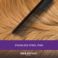 Ryan's Pet Supplies Paw Brothers Greyhound Style Comb for Dogs, Professional Grade Grooming Tool, Remove Knots and Tangl