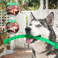 Ycozy Dog Chew Toys 19'' Long for Medium/Large Dogs Aggressive Chewers, Rubber Dog Rope Toys Knot Teething Toys Almost I