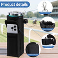 Soulchen Saddle Water Bottle Holder Pocketed Saddlebag Adjustable