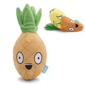 Barkbox Penny The Pineapple 2-in-1 Interactive Plush Dog Toy - Squeaky Dog Chew Toy with Crinkle Layers and Ball Inside - for Large Dogs and Puppies