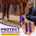 Abbylike 4 Pack Horse Polo Wraps, 10 ft Soft Fleece Horse Leg Wraps