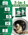 Pet Hair Dissolver for Washing Machine Cleaner-2 Sachets,96.7% Dissolution