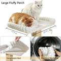 Cat Scratching Post with Large Window Perch, 47-Inch Tall Sisal Cat Tree
