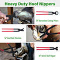 lukar 8PCS Farrier Tools Kit Horse Hoof Trimmers Set