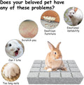 Hamiledyi 2PCS Rabbit Scratching Pads Bunny Lava Grinding Claw Pads Small Animal Foot Pads Hamster Scratch Board Chew To