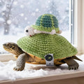 Warm Knit Tortoise Sweater, Handmade Turtle Sweater Small Animal Sweater Pet Shell Decoration Outfit Turtle Clothes Tort