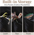 Dog Crate Cover 42 inch - with Storage Pouch, & Protection Clips