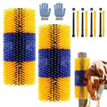 2PCS Livestock Scratch Brushes, Horse Scratcher Full Massage Brush Kit, Relieve Itching on Back, for Horse, Cattle, Shee
