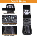 Dog Socks Anti Slip with Straps Traction Control Waterproof Paw Protector, L by KOOLTAIL