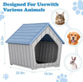 KAMABOKO Outdoor Cat House – Durable Pet Shelter with Ventilation for Indoor & Outdoor, Removable Roof, Easy to Clean, C