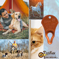 High Visibility Bundle - The Original Tick Key - Tick Detaching Device - Portable, Safe and Highly Effective Tick Detaching Tool (Yellow, Orange & Red)