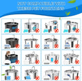 Cat Water Fountain Filters, 20Pack Cat Fountain Replacement Filters for Stainless Steel 108oz/3.2L& 67oz/2L adjustable Water Flow Pet Water Fountain,Dog Water Fountain Filters（10 Filters& 10 Sponges)