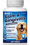 Dog Gingivitis Treatment, Gum Disease & Dog Tooth Pain Relief, 200 Tablets