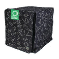 Molly Mutt Rocketman Dog Crate Cover, 100% Cotton Canvas Cover with 2 Roll-Up Panels, Ideal for Dog or Cat Crate, Durable, Washable, and Free of Harmful Chemicals, 30" x 19" x 21"
