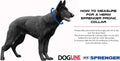 Herm Sprenger Black Stainless Steel Prong Dog Training Collar with Swivel Pet Pinch No-Pull for Dogs Anti Pull 3.2 mm x 23 in